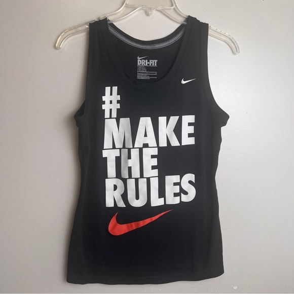 Nike Tops - Nike Dri-FIT #MakeTheRules Tank Top Size Small EUC